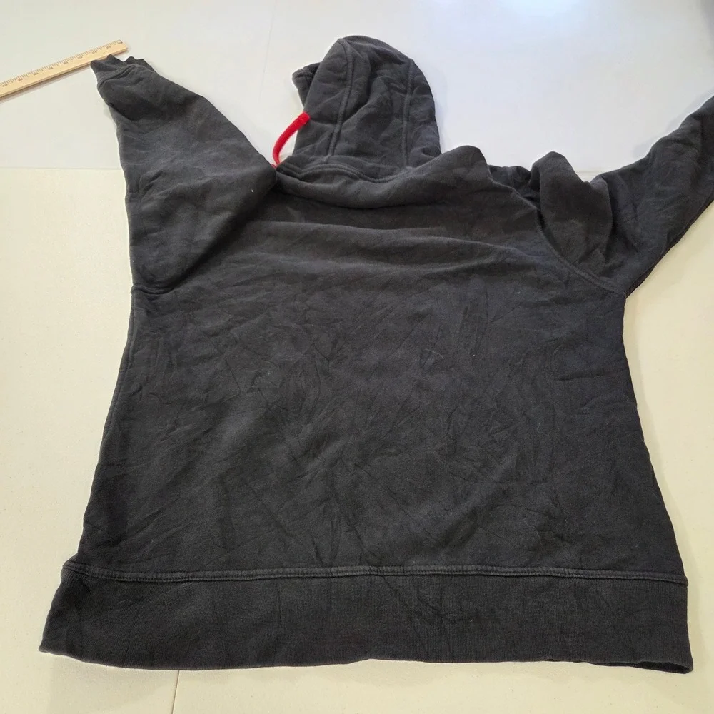 The North Face Mens Large Black Red Since 1968 Graphic Pullover Hoodie L